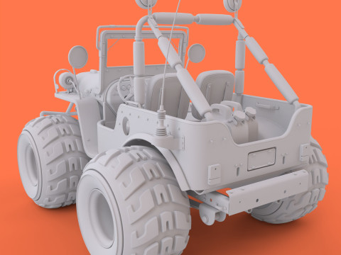 Off-road vehicle Modèle 3D