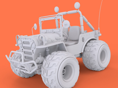 Off-road vehicle Modèle 3D