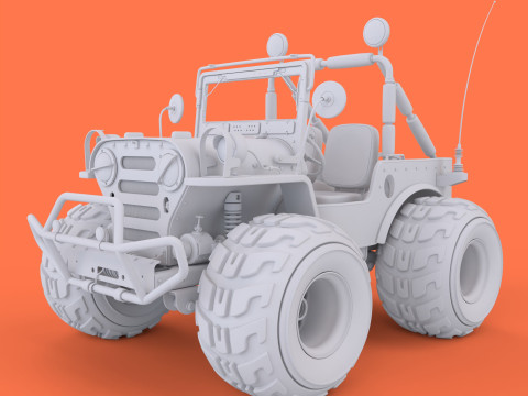 Off-road vehicle Modèle 3D