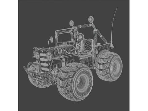 Off-road vehicle Modèle 3D