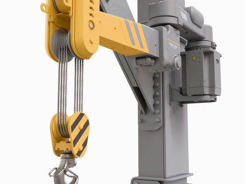 Lifting crane 3D Модель
