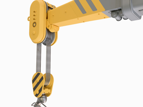 Lifting crane 3D Модель