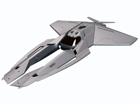 Starship 3D Модель