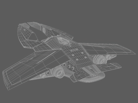 Starship 3D Модель