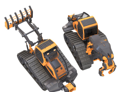 Tractor Model 3D