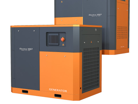 Industrial Generator Modelo 3D