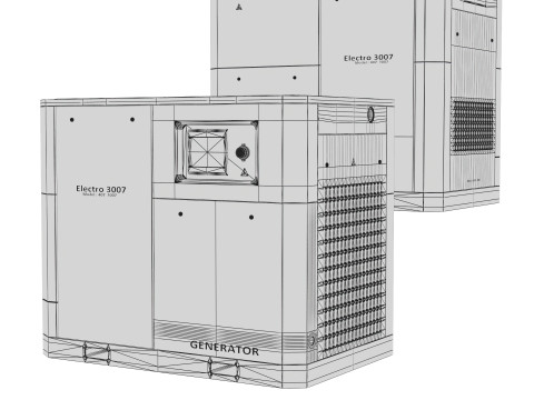 Industrial Generator Modèle 3D