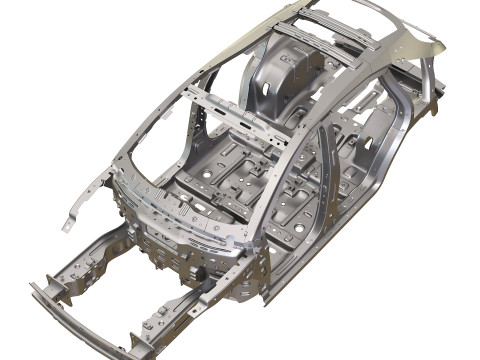 Frame Car 3D Model