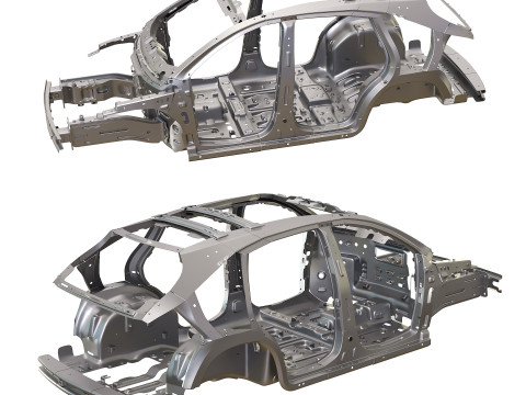 Frame Car 3D Model