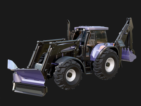 Tractor Modèle 3D