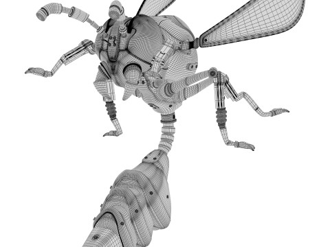 Wasp Robot 3D Model