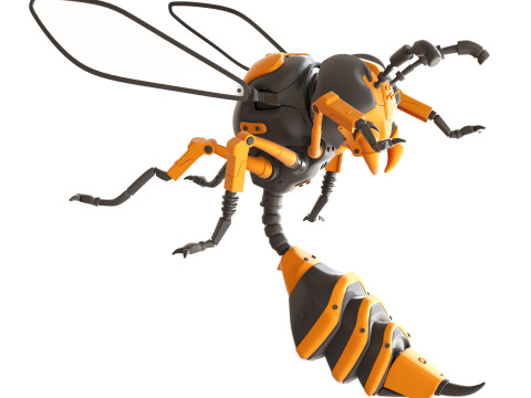 Wasp Robot 3D Model
