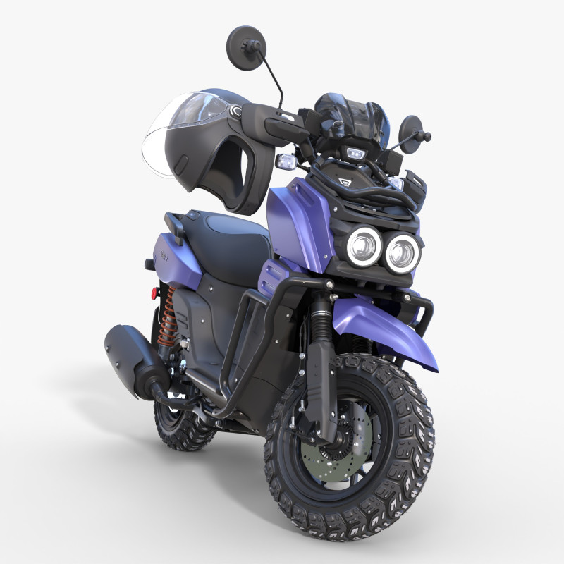 Scooter 3D 模型 .c4d .max .obj .3ds .fbx .stl .blend 