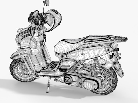Scooter 3D 模型