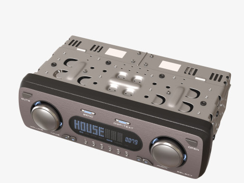 Car radio 3Dモデル