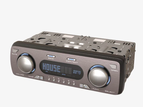 Car radio 3D Model