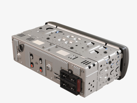 Car radio 3D 모델