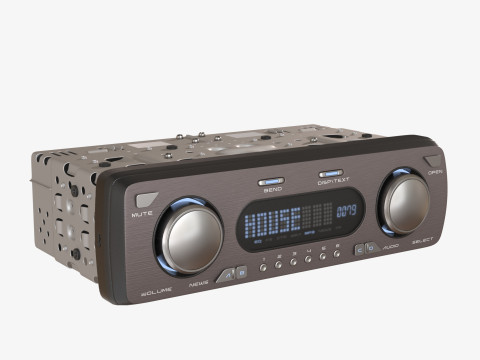 Car radio 3D 모델