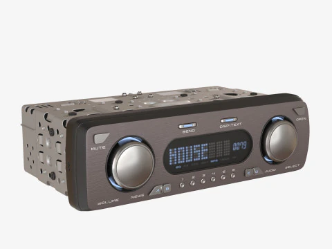 Car radio 3D Model