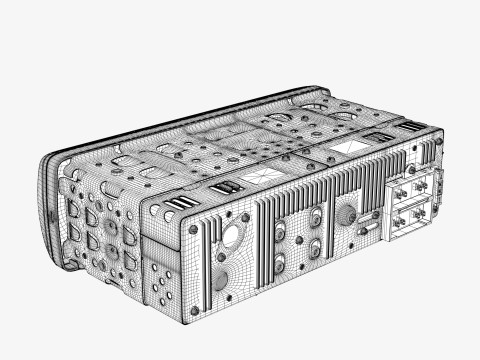 Car radio 3D 모델