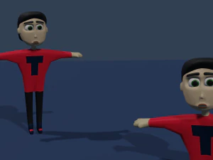 3D персонаж мальчика-3D мальчик 3D Модель