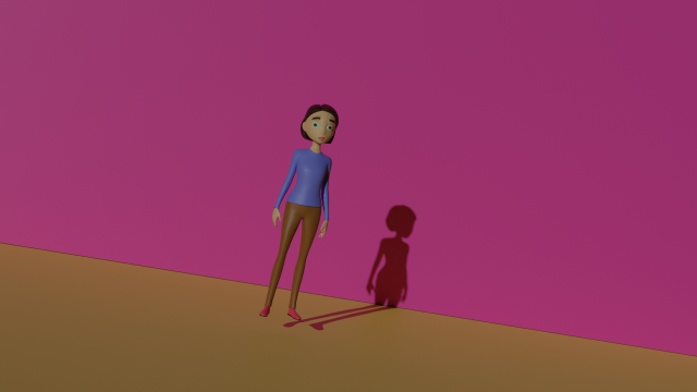 3d cartoon character-3d woman 3D मॉडल .c4d .max .obj .3ds .fbx .stl .blend