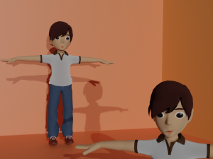 boy character Model 3D
