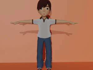 boy character 3D Model