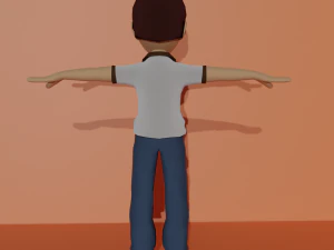 boy character 3D Model