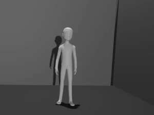 3d boy character mesh 3D Model