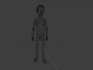 3d boy character mesh 3D Model