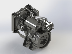 yanmar 3tnm68-asm 3D 모델