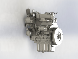 kubota d1105-e2b-eu engine 3D 模型