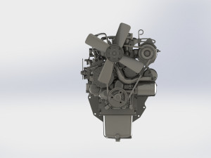 kubota d1105-e2b-eu engine 3D 模型