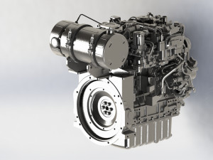 Kubota v1505-cr-t engine without equipment 3D Model