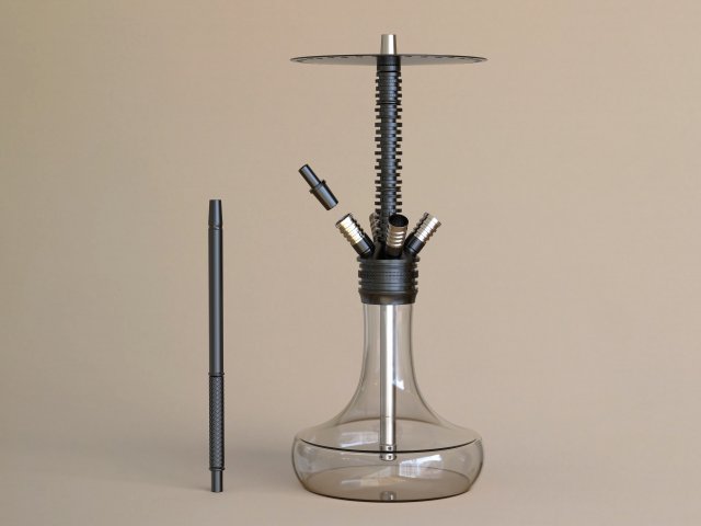 3d hookah model 3D Model .c4d .max .obj .3ds .fbx .stl .blend 