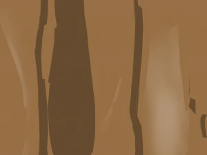 low poly girl model 3D Model