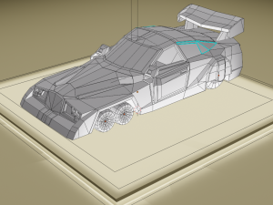 toon low poly cars package Modello 3D
