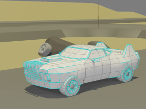 toon low poly cars package Modello 3D