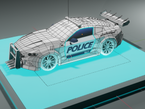 toon low poly cars package Modello 3D
