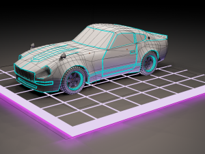 toon low poly cars package Modello 3D