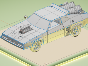 toon low poly cars package Modello 3D