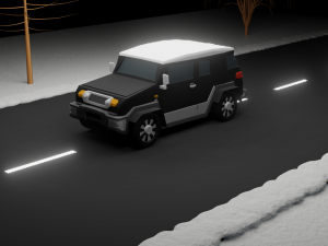toon low poly cars package Modello 3D