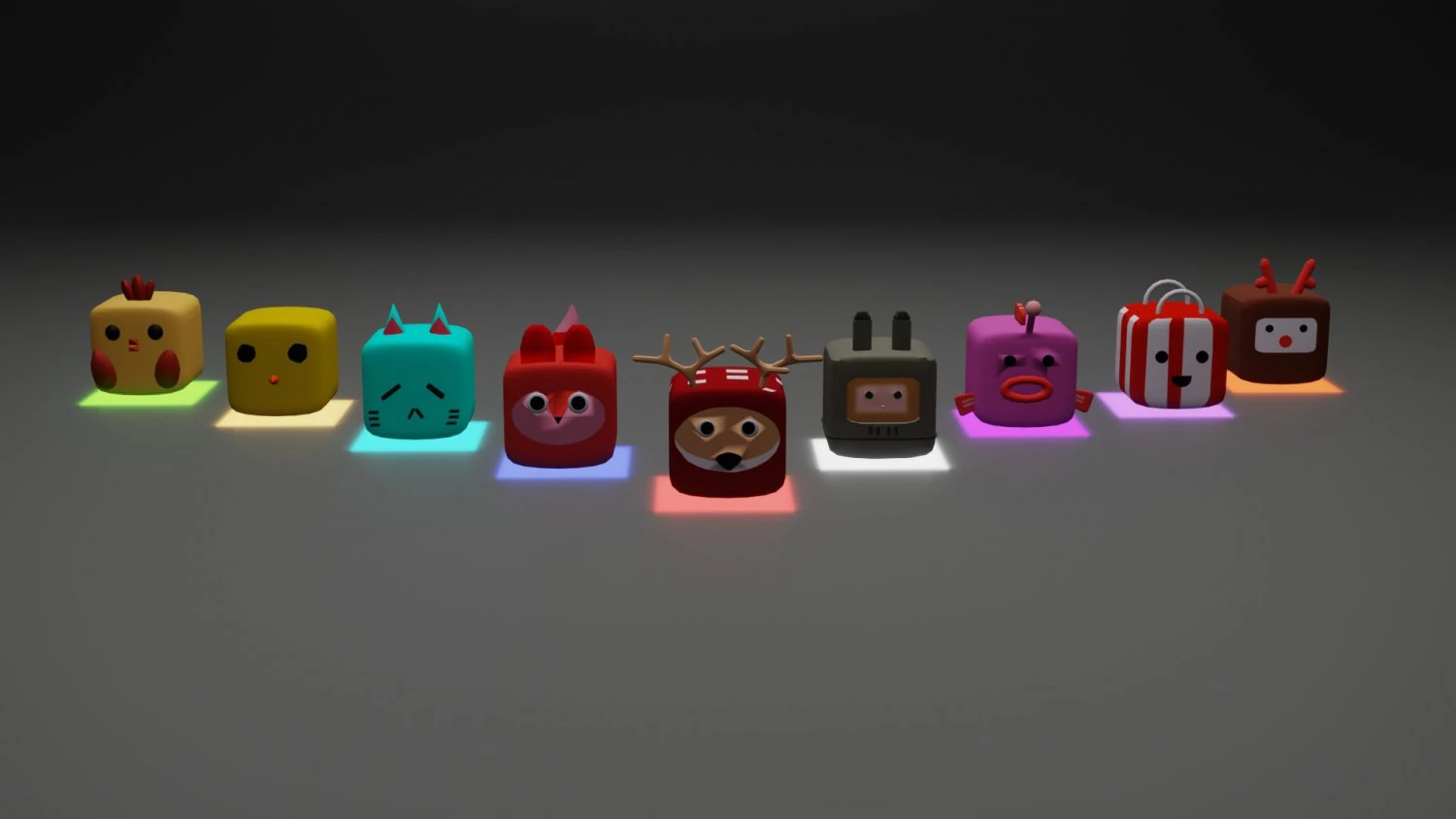 cubies 3D Model .c4d .max .obj .3ds .fbx .stl .blend 