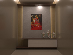 pujagher mandir for interior Modèle 3D