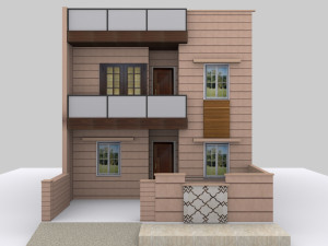jodhpuri stone 3d elevation 3D Model