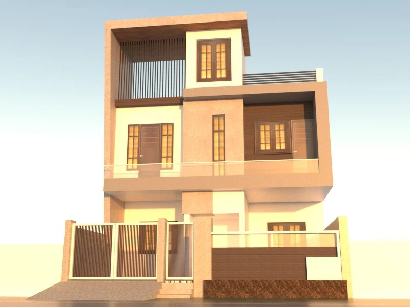 exterior design 3D Model .c4d .max .obj .3ds .fbx .stl .blend 