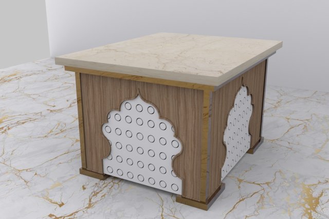 center table 3D Model .c4d .max .obj .3ds .fbx .stl .blend 