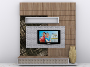 tv unit Modèle 3D