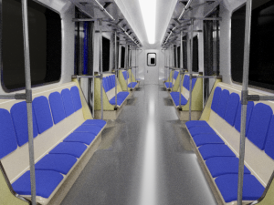 subway train Model 3D